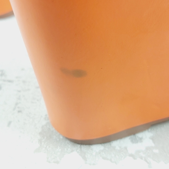 New Topshop Rocco strippy heeled wedge in orange M127 - Picture 12 of 16